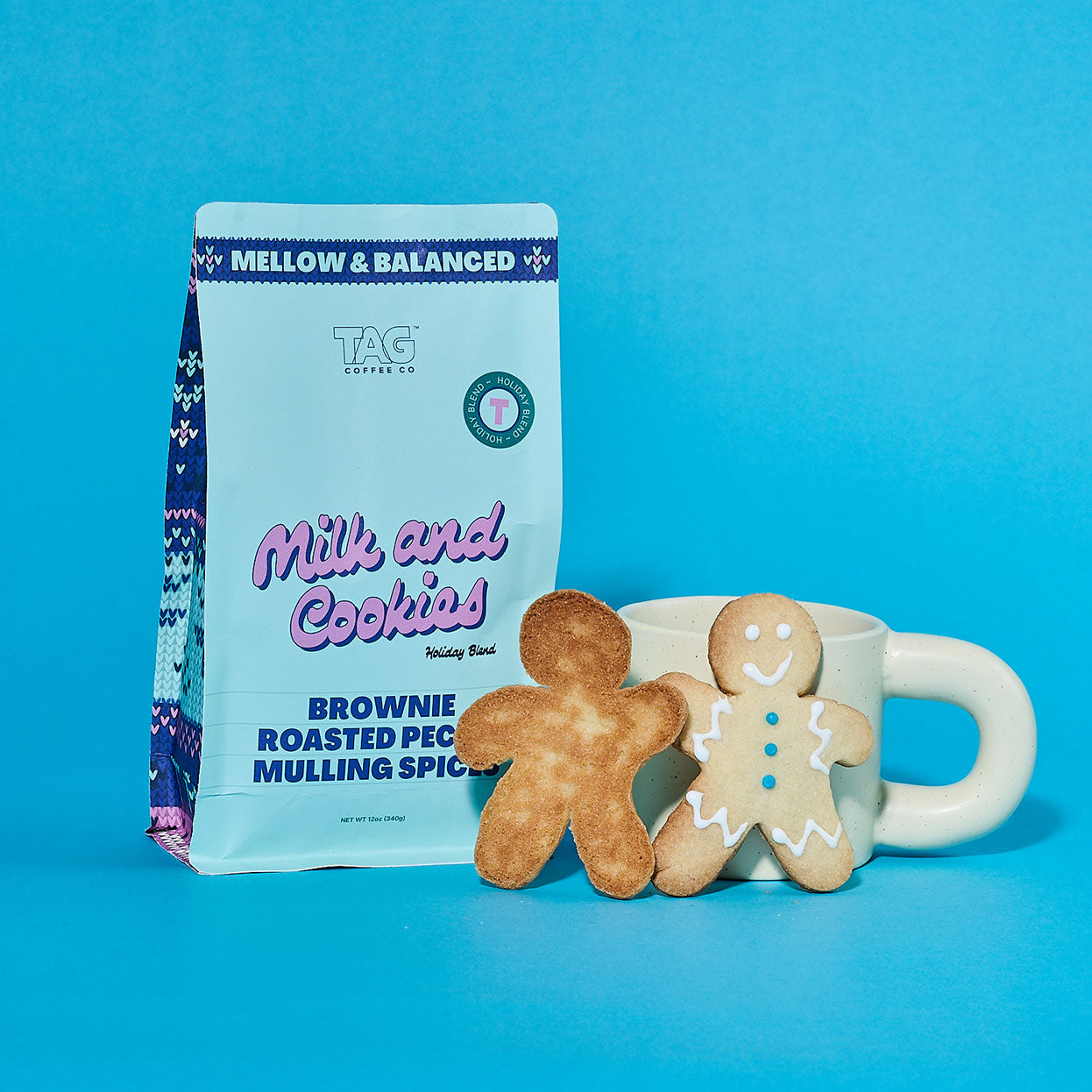 Milk & Cookies Holiday Blend Coffee Bag